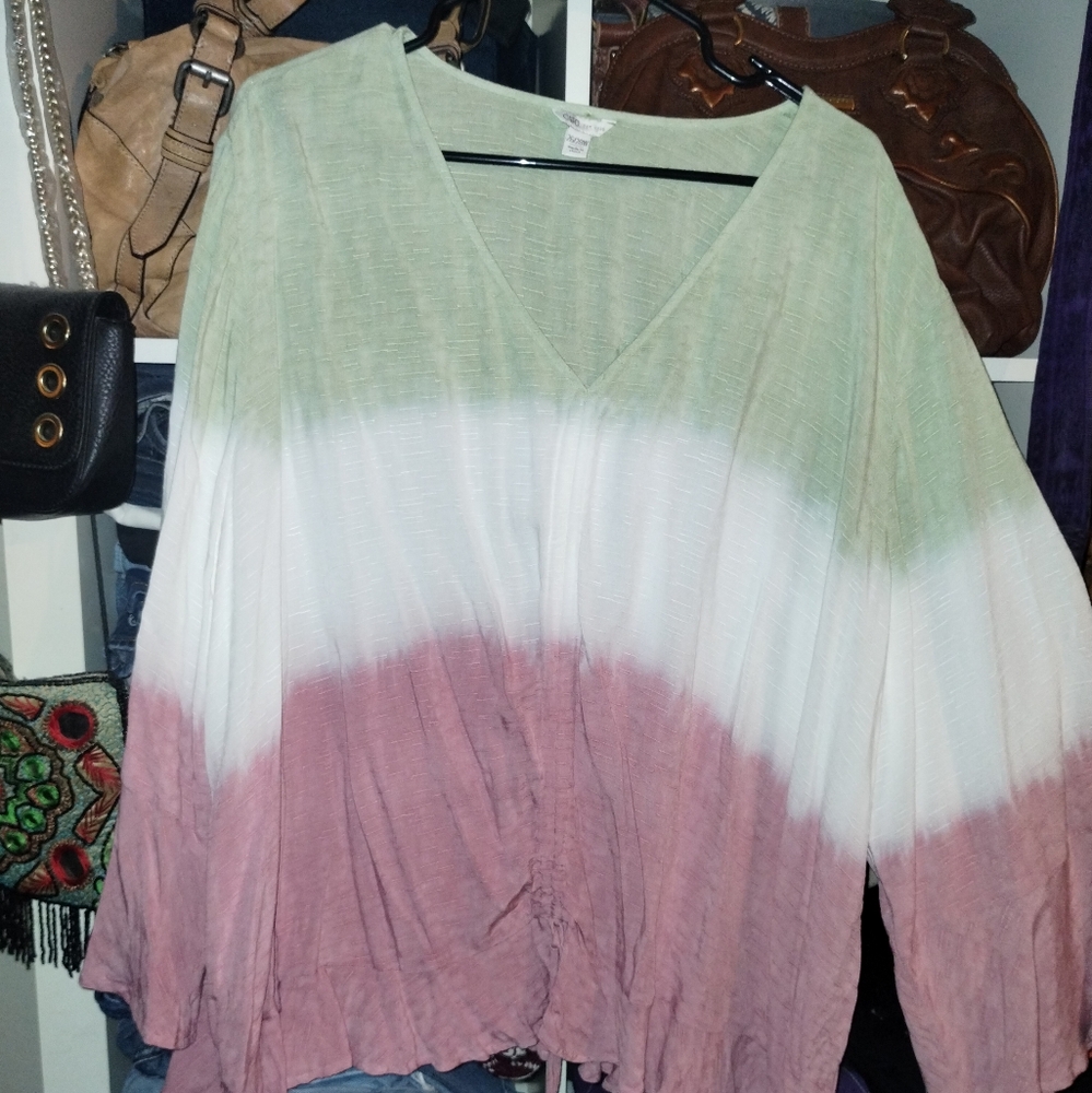 Cato 26/28 Blouse Tie-dye - Picture 5 of 10